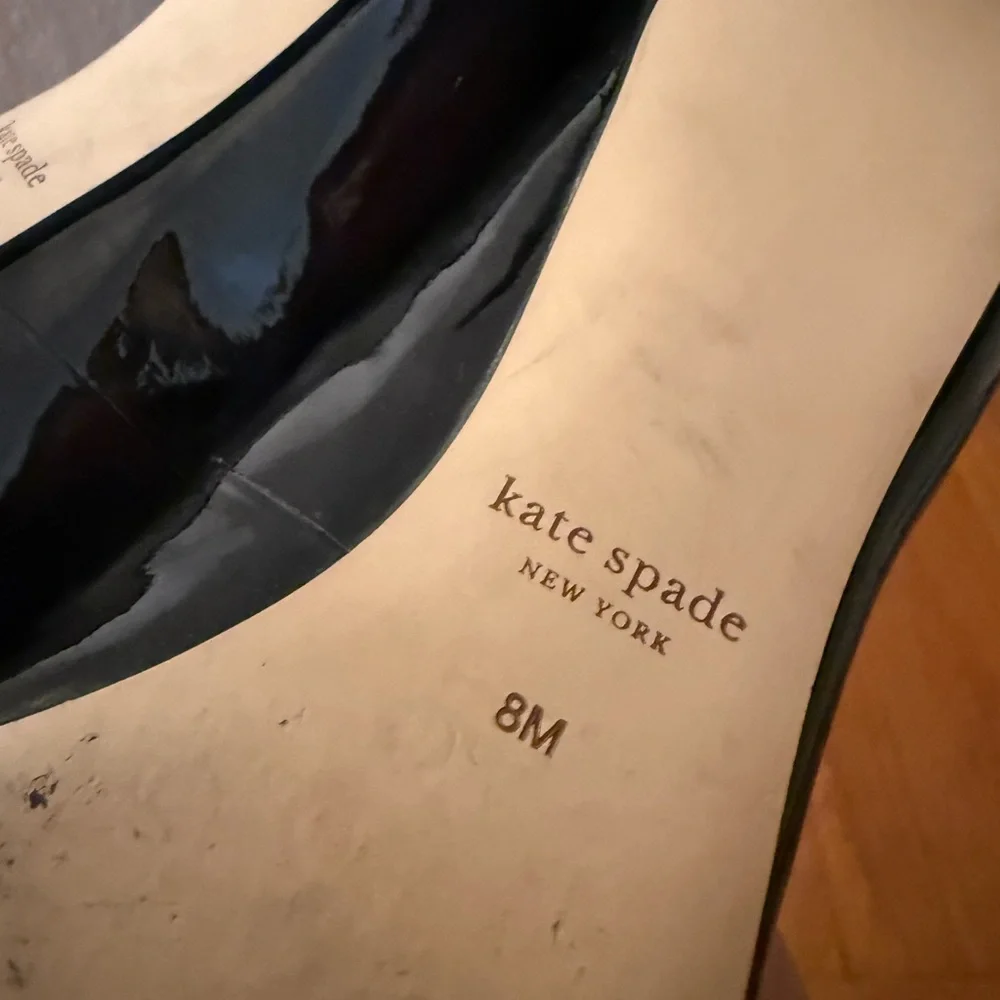 Kate Spade Black Patent Leather Heels size 8 - Picture 9 of 14